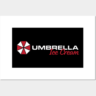 Umbrella Ice Cream - Dark Posters and Art